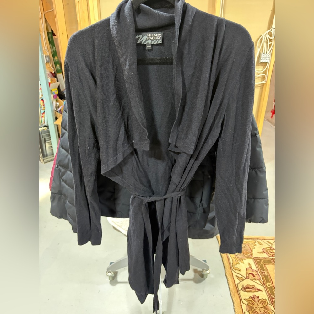 Hilary Radley Black Cardigan